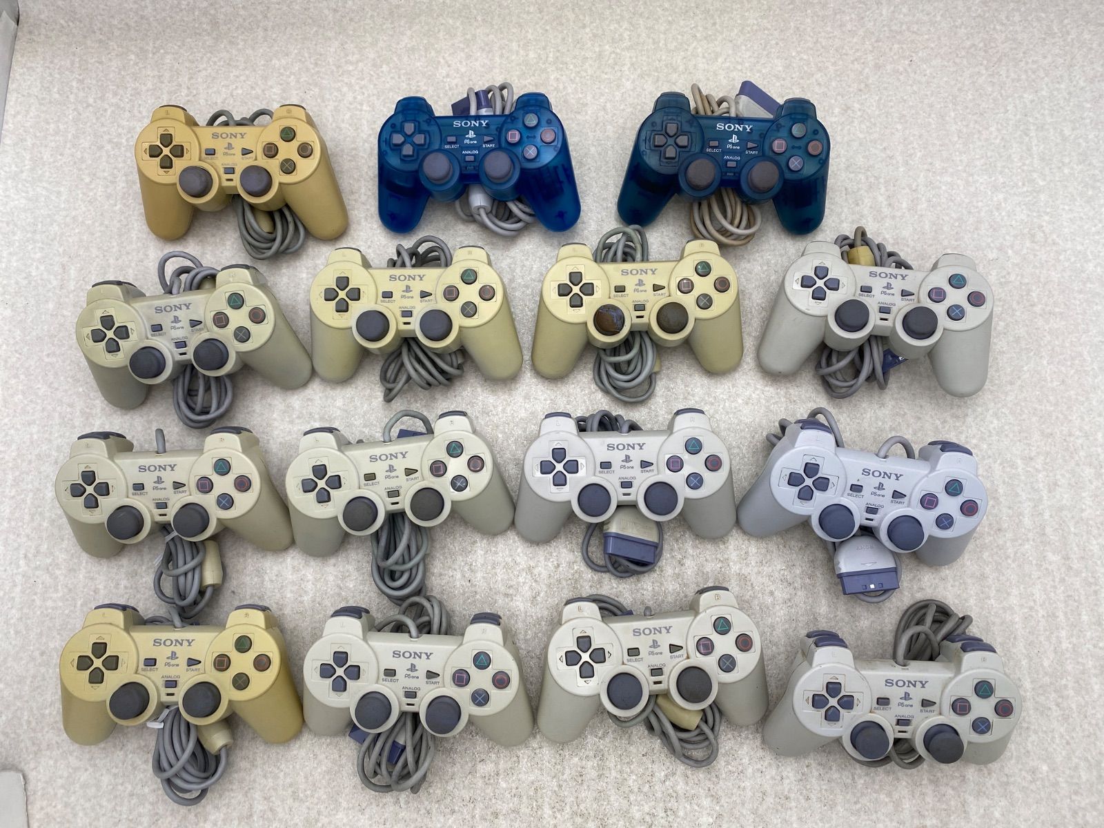 SONY PSone　コントローラー　ジャンク　まとめ売り　15点