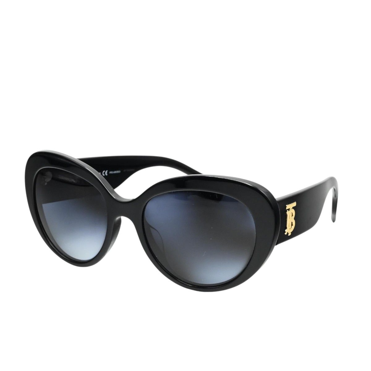 BURBERRY バーバリー TBサイドロゴ セルフレーム ポラライズド サングラス B4298-F ブラック/ゴールド T2608-k017 9,216円