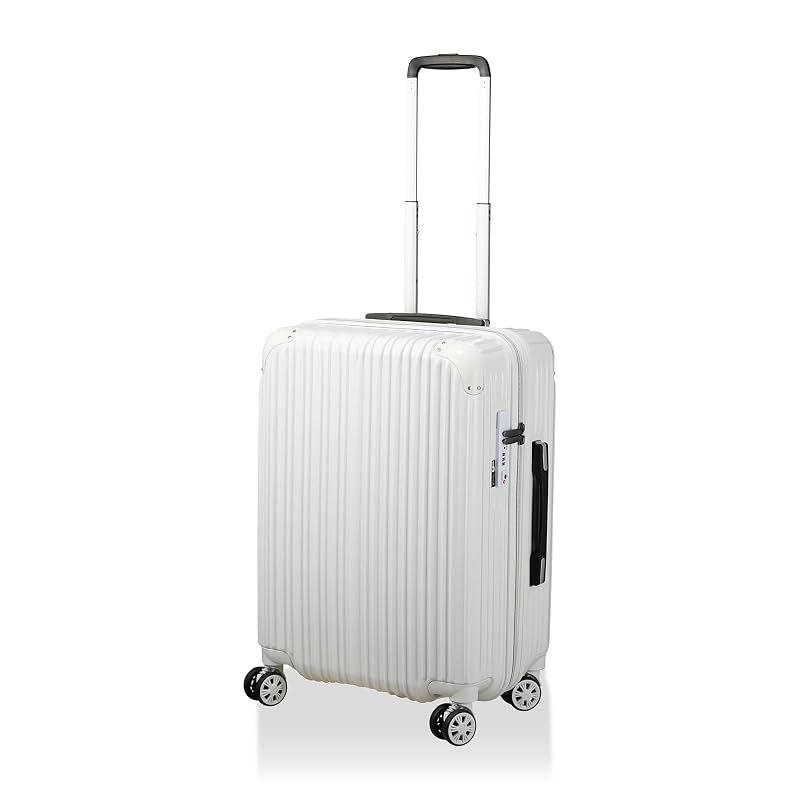 【新品】 [シフレ]抗菌 拡張 スーツケース Mサイズ ジッパータイプ TRIDENT TRI2035K-56 ホワイト