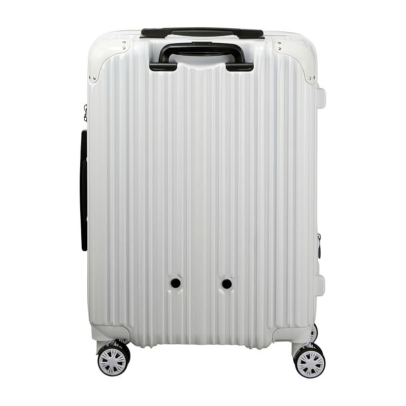 【新品】 [シフレ]抗菌 拡張 スーツケース Mサイズ ジッパータイプ TRIDENT TRI2035K-56 ホワイト