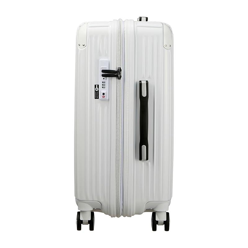 【新品】 [シフレ]抗菌 拡張 スーツケース Mサイズ ジッパータイプ TRIDENT TRI2035K-56 ホワイト