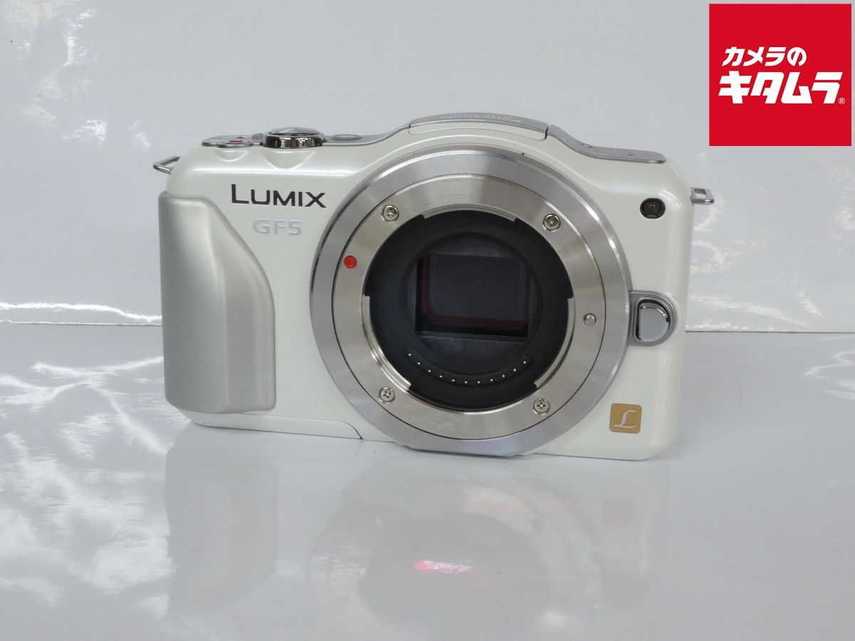 【中古】 【良品】 パナソニック LUMIX DMC-GF5-W ボディ シェルホワイト