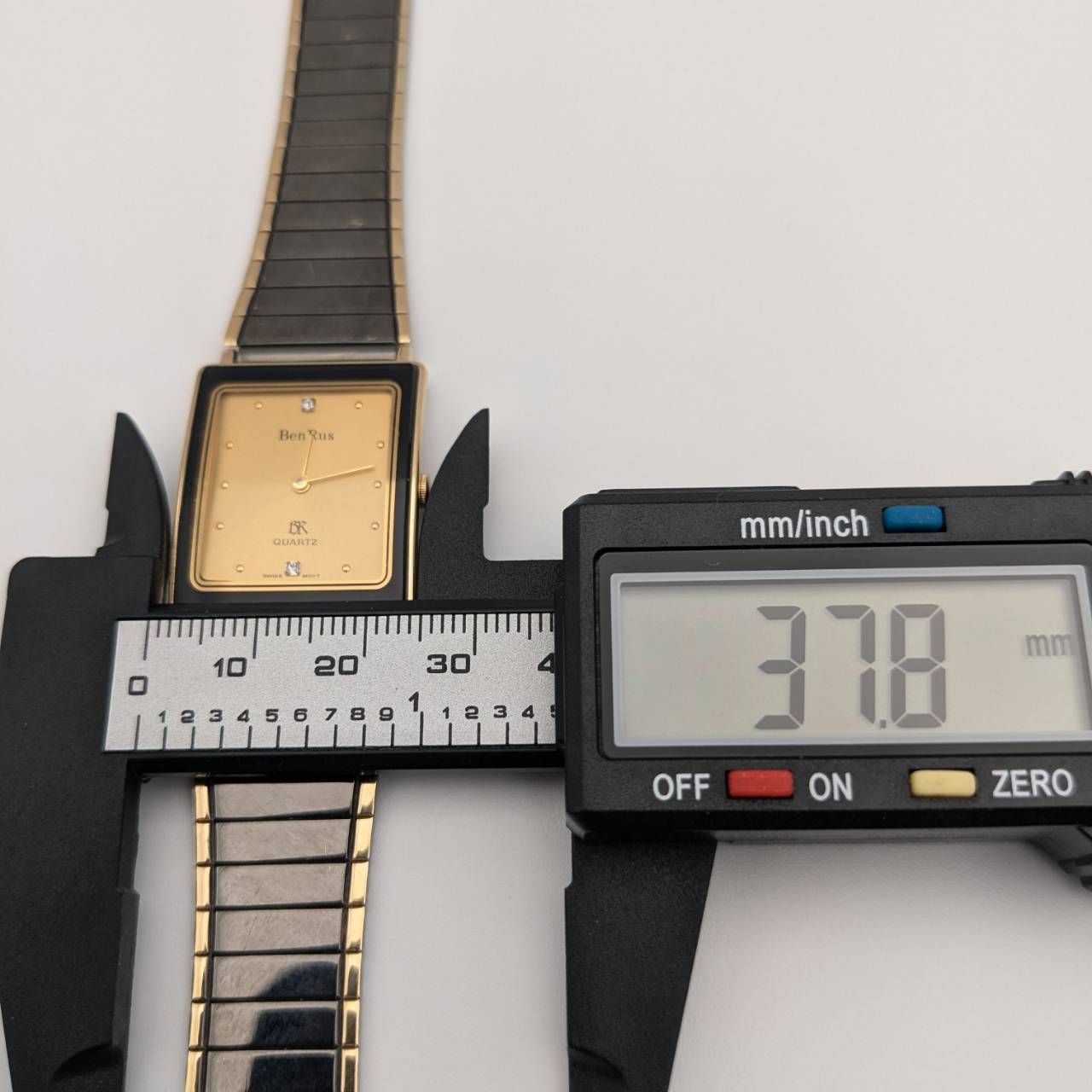 稼働品・電池交換済】BenRus ベンラス BR-022M メンズ 腕時計 スクエア 