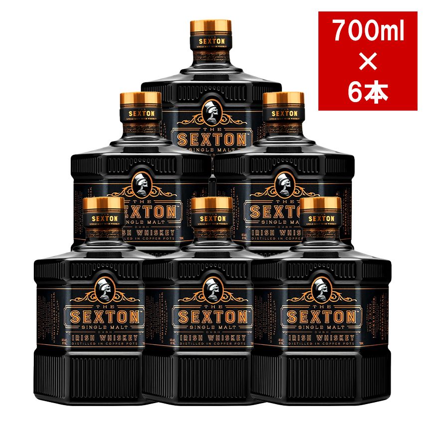 【送料無料 6本セット 正規品】ザ セクストン 700ml×6本 ケース[6本入り] シングル モルト アイリッシュ ウイスキー 700ml 40％【クール便にて配送】 17,942円