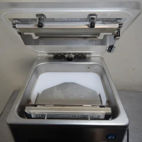 (代引不可)2018年製 ホシザキ 真空包装機 HPS-200A-HP ホットパック W350D450H325(+12)mm 100V 36kg シール長240mm 7L 整備済