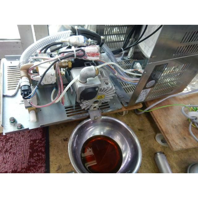 (代引不可)2018年製 ホシザキ 真空包装機 HPS-200A-HP ホットパック W350D450H325(+12)mm 100V 36kg シール長240mm 7L 整備済