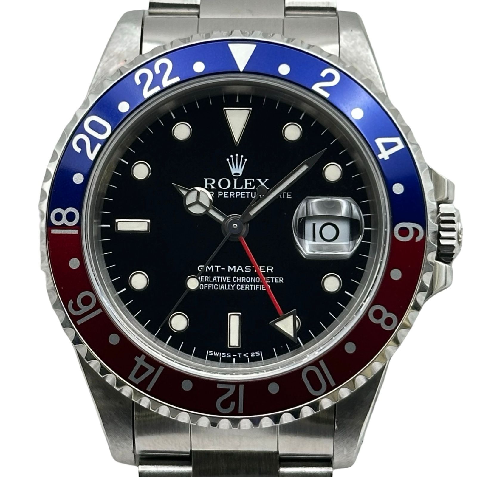 ロレックス ROLEX GMTマスター2 16700 ブラック ステンレススチール 自動巻き メンズ 腕時計