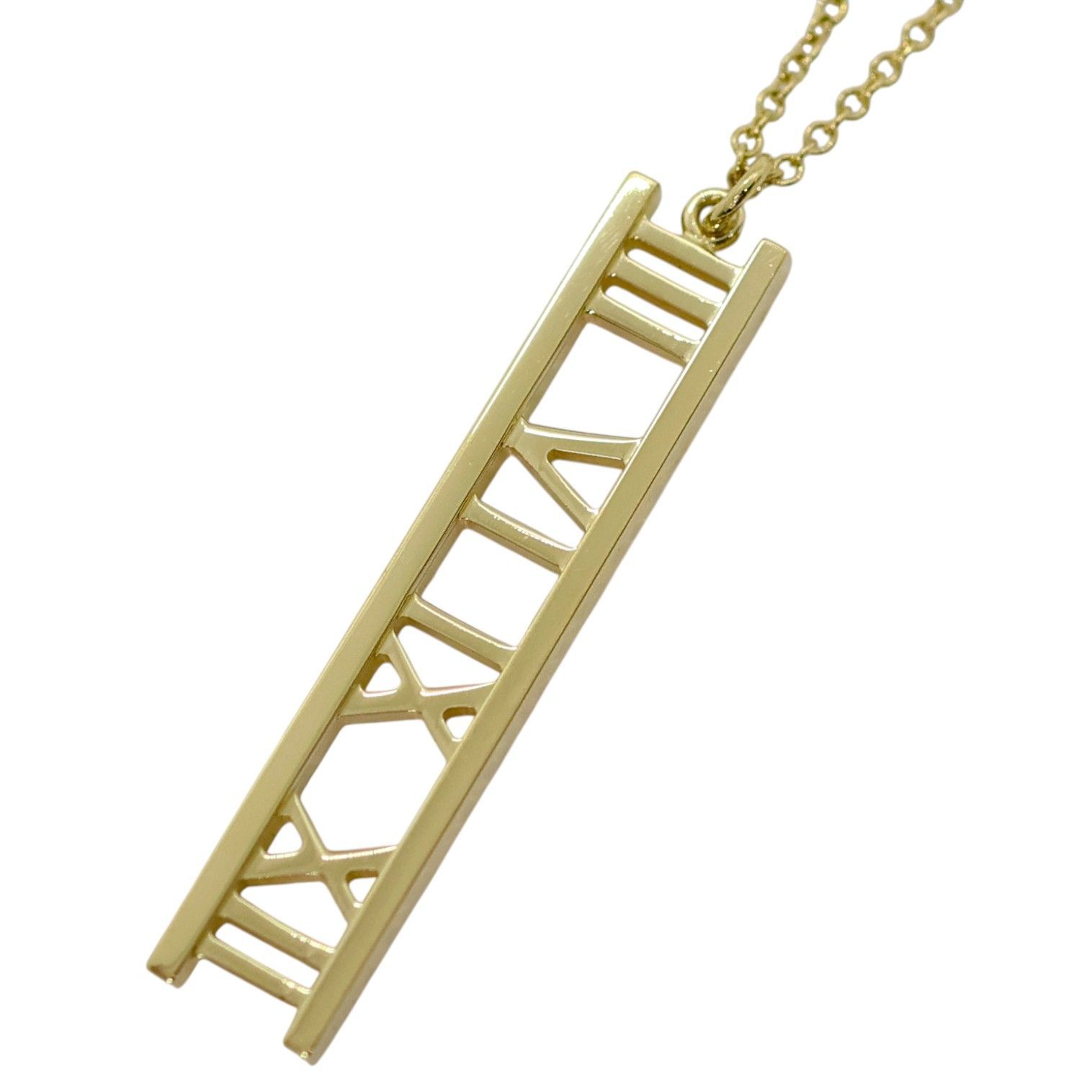 TIFFANY & Co. ティファニー アトラス バー ネックレス K18YG