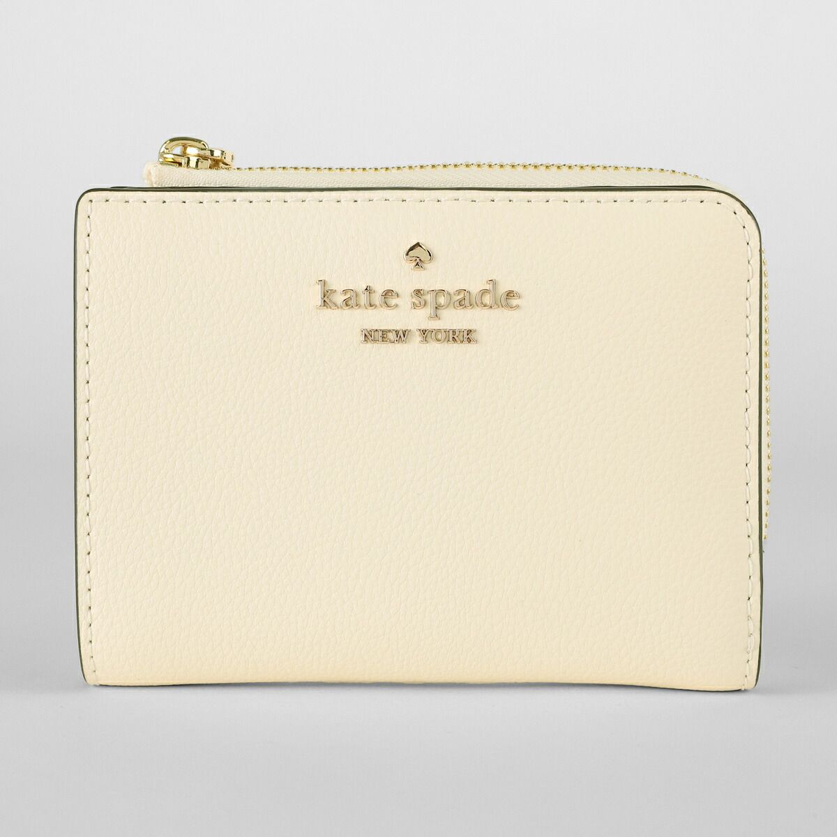 新品 ケイトスペード kate spade 2つ折り財布 スモールLジップウォレット カシューミルク 11,020円