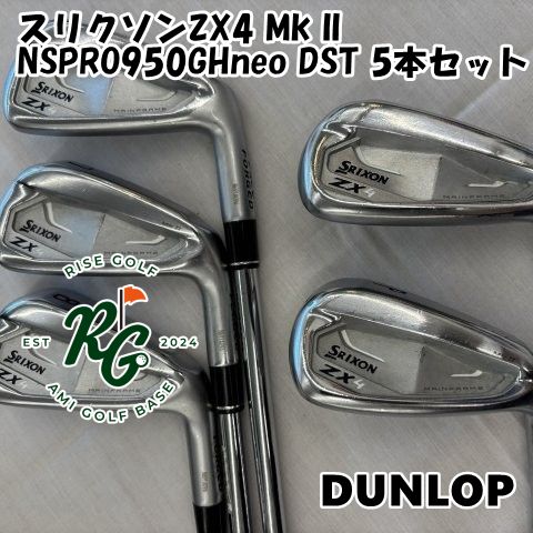 【中古】アイアンセット ダンロップ スリクソンZX4 Mk II◆NSPRO950GHneo DST 5本セット◆S◆28.5[9222]