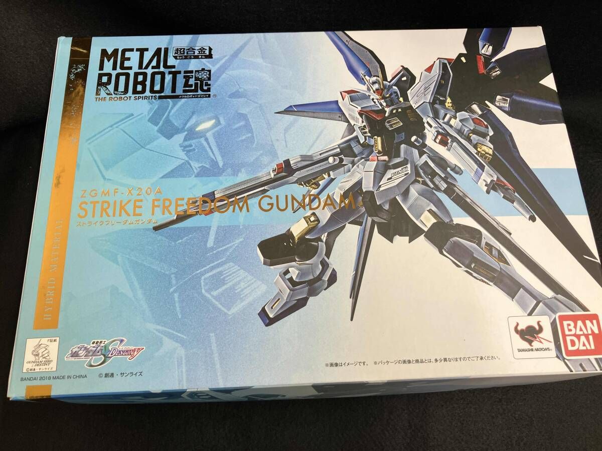 箱傷み METAL ROBOT魂 <SIDE MS> ZGMF-X20A ストライクフリｰダムガンダム 機動戦士ガンダムSEED DESTINY
