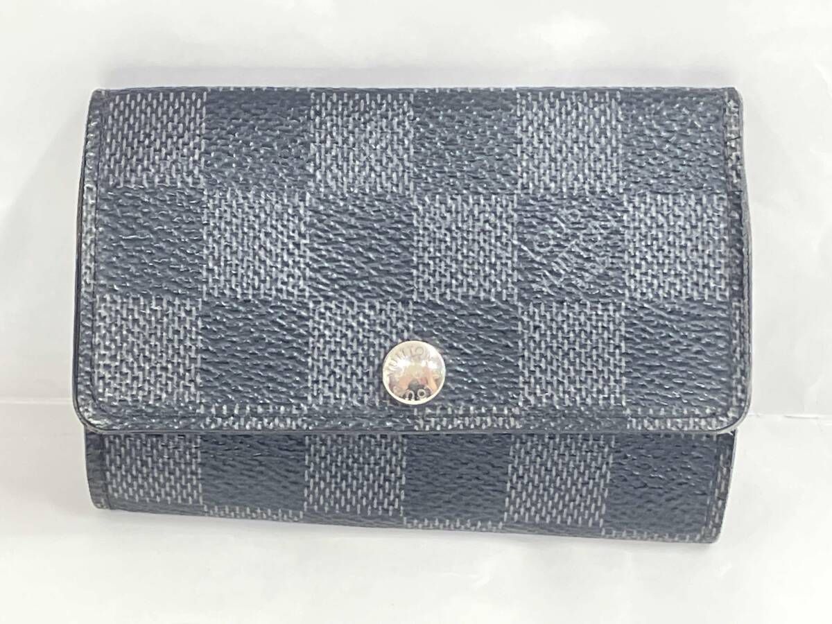 LOUIS VUITTON ルイヴィトン ダミエグラフィット ミュルティクレ6 CT1069 N62662 コバ剥がれ有り 型崩れ有り ブランドキーケース