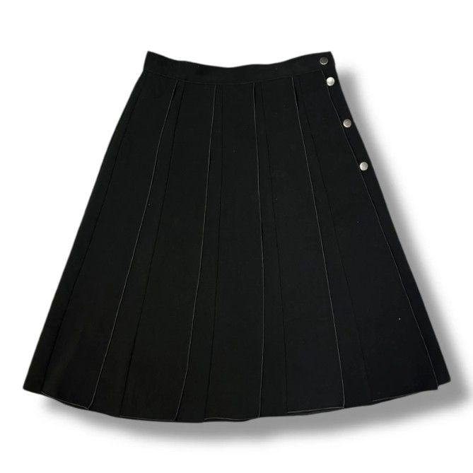 PARANOID 23SS INTELECTUAL Uniform Skirt インテリクチュアルユニフォームスカート ミディアム丈スカート パラノイド 23SS001-19 ブラック S （817MG）