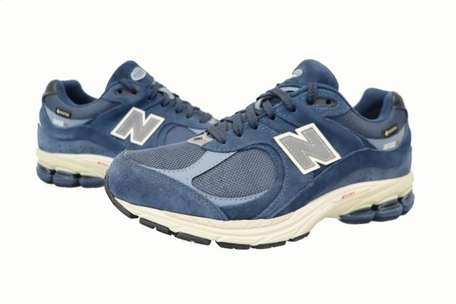 ニューバランス NEW BALANCE M2002RXF GORE-TEX ゴアテックス 27 紺 ネイビー ブランド古着ベクトル 中古 ▲■260806