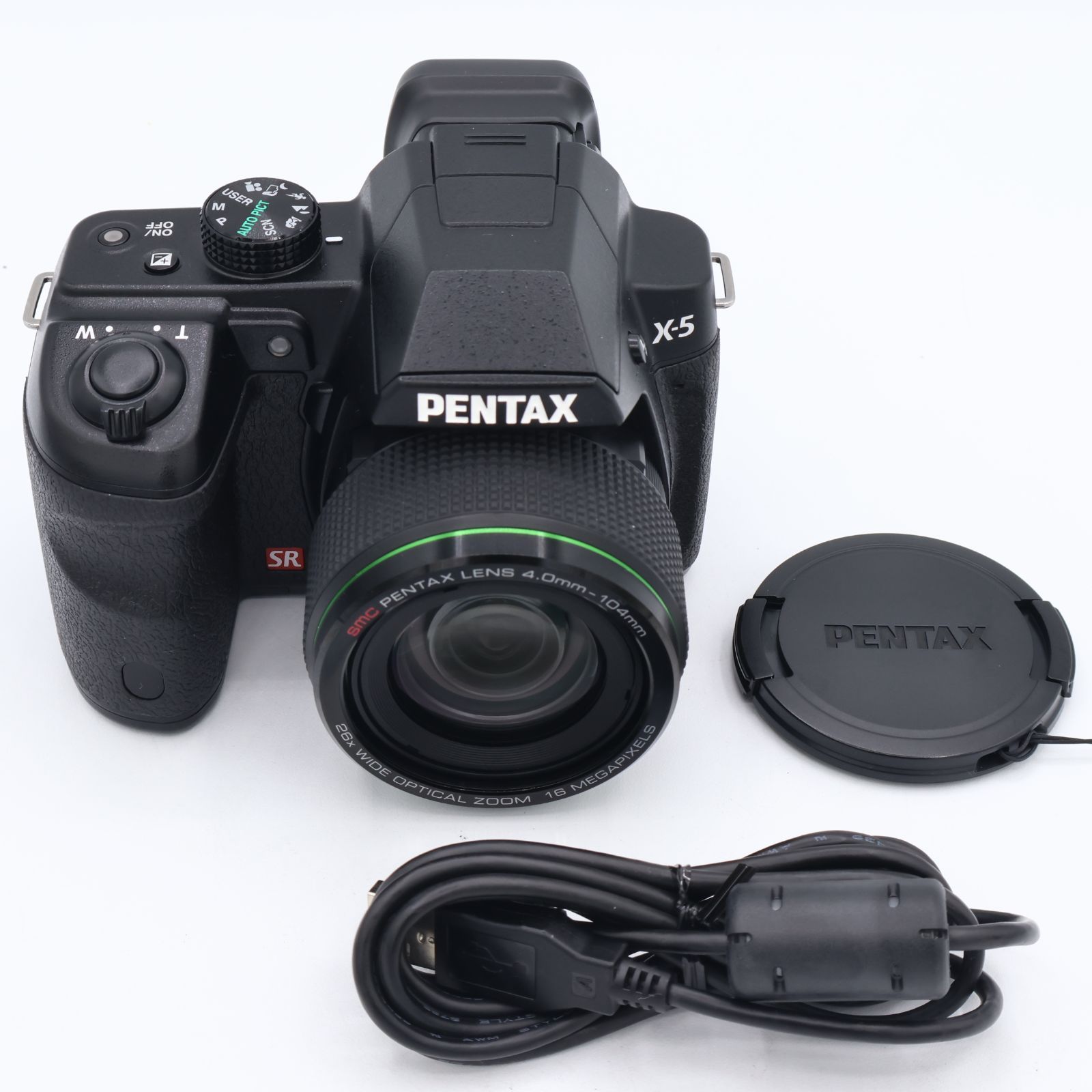 PENTAX ペンタックス X-5 クラシックブラック 1,600万画素 超広角-超望遠ズームレンズ 単3型電池仕様 #260725_9202547 10,350円