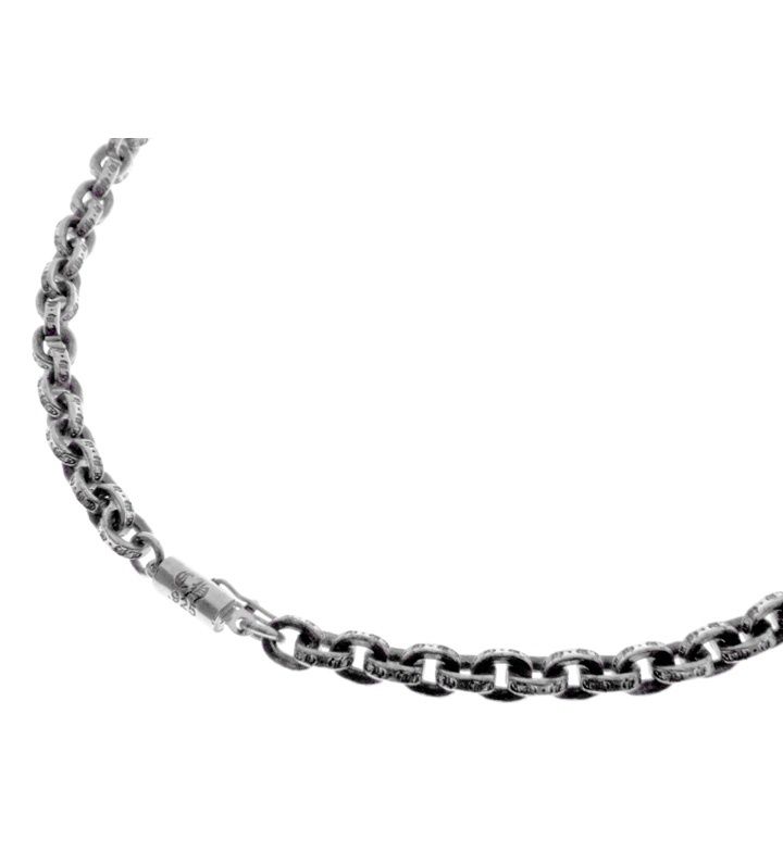 クロムハーツ CHROME HEARTS 【 PAPER CHAIN 30 】 シルバー ペーパーチェーン ネックレス s6375