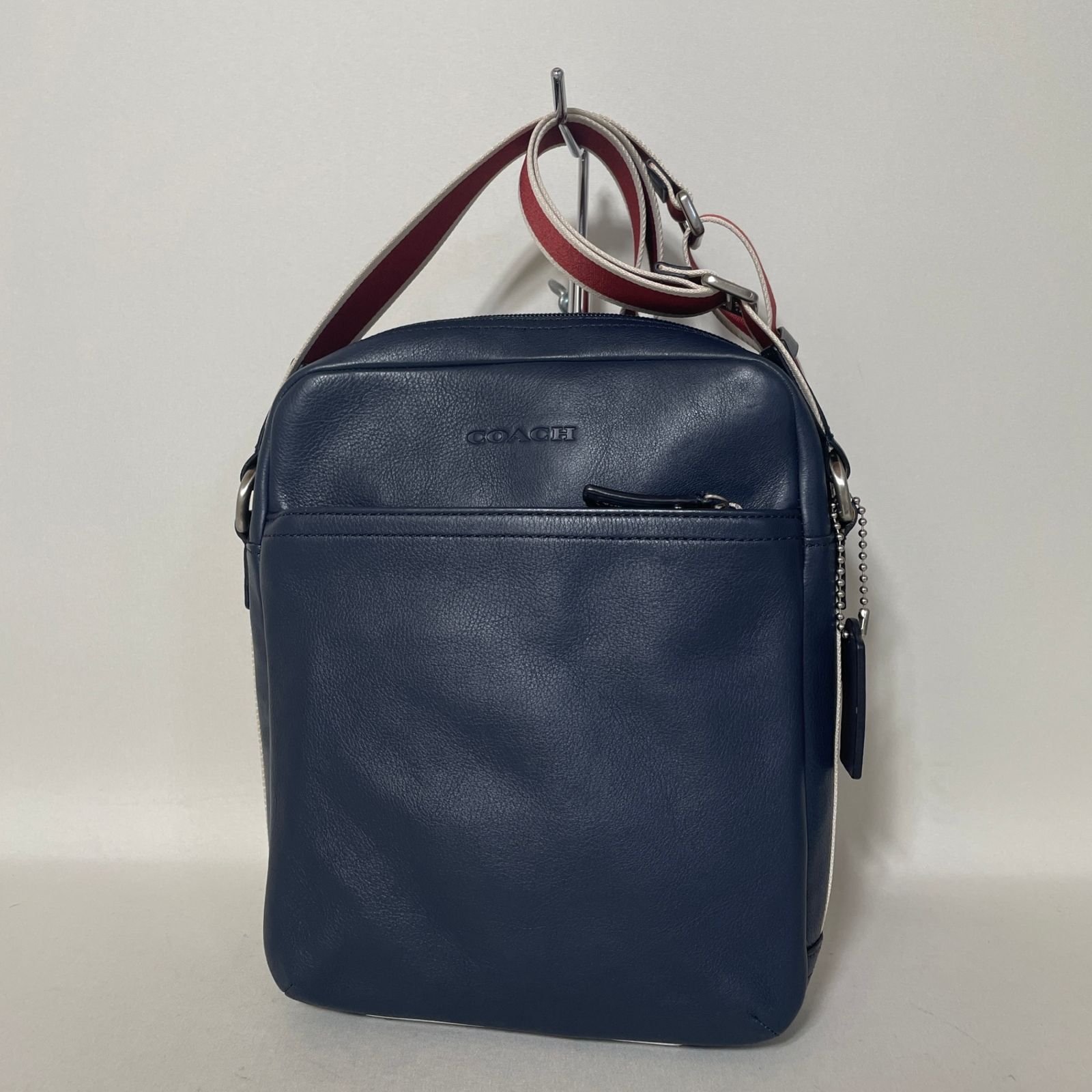 2607-161｜美品｜コーチ ショルダーバッグ レザー ネイビー 6,320円