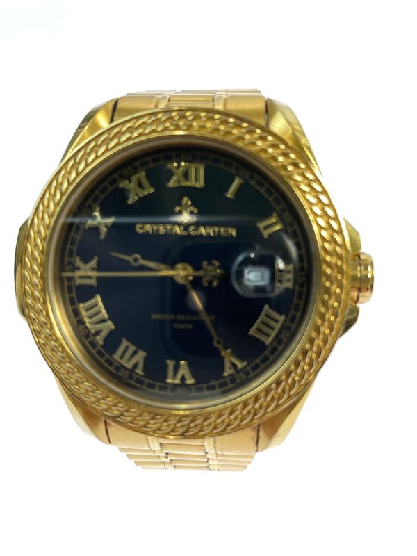 CRYSTAL CARTER クリスタルカーター QUARTZ WATCH クォーツ腕時計 【197-260806-yn-21-min】