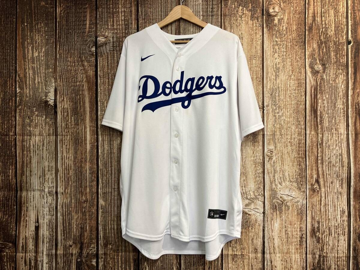 Dodgers ドジャース 17番 大谷翔平 レプリカユニフォーム MLB NIKE ナイキ T770-LDWH ホワイト XL
