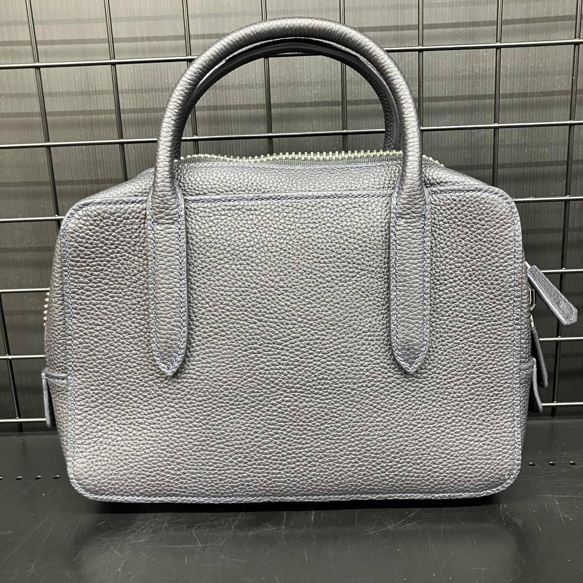 Maison TAKUYA ハンドバッグMini Box Brief Case ダークネイビー メゾンタクヤ