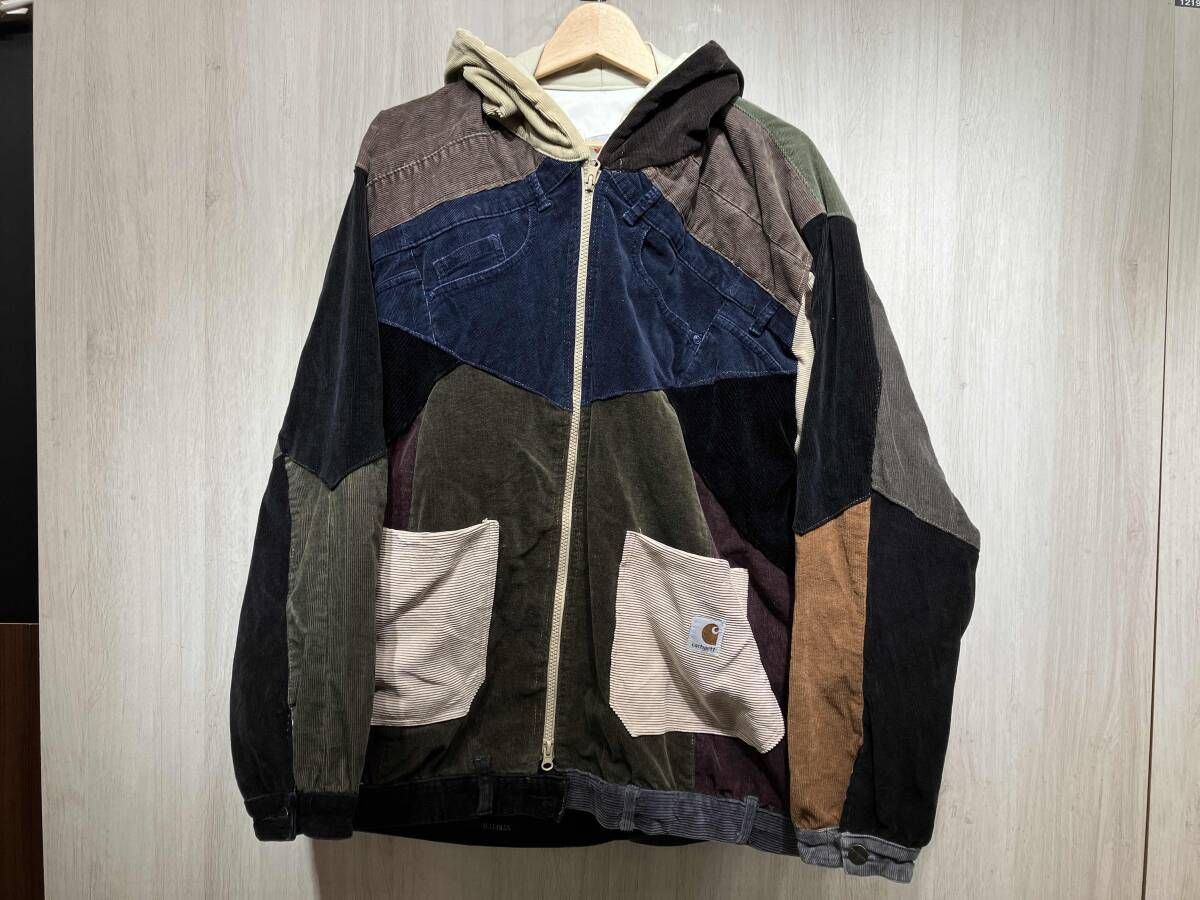 Carhartt その他ジャケット　マルチカラー　コーデュロイ　リメイクダックジャケット　244194