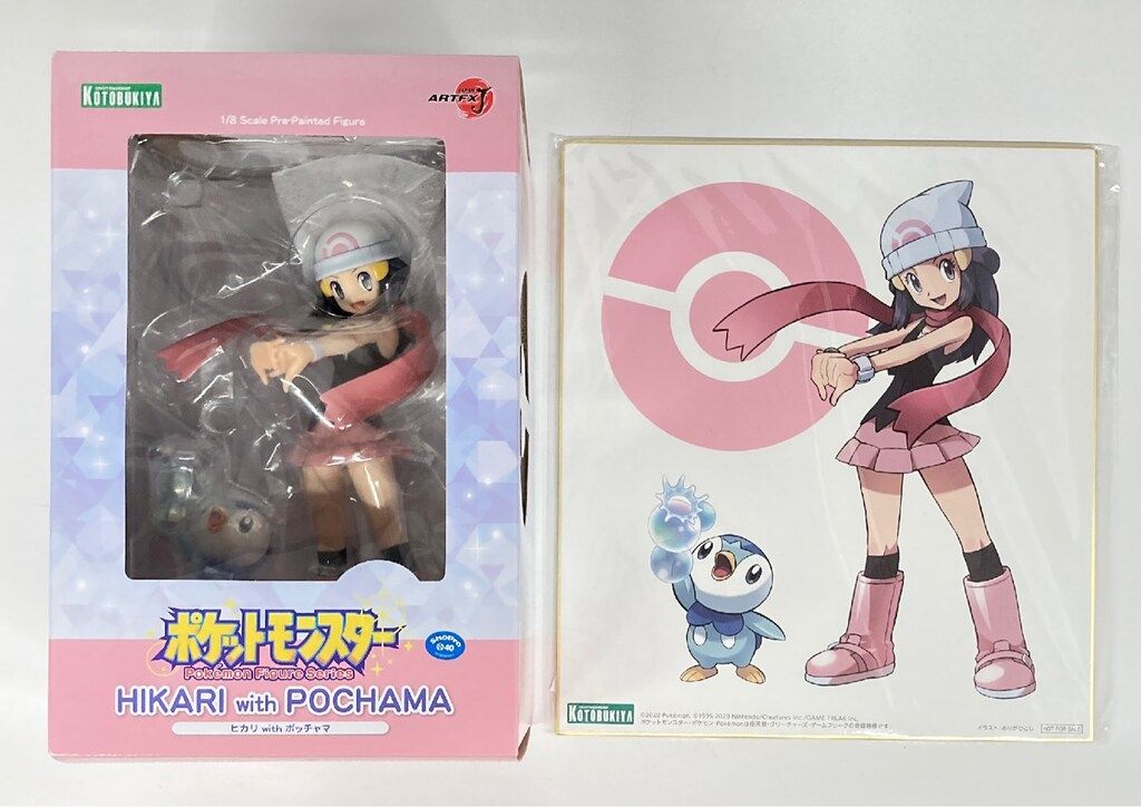 コトブキヤ ARTFX J/ポケットモンスター ポケットモンスター ヒカリ with ポッチャマ 特典イラスト色紙付き 特典付 17,729円