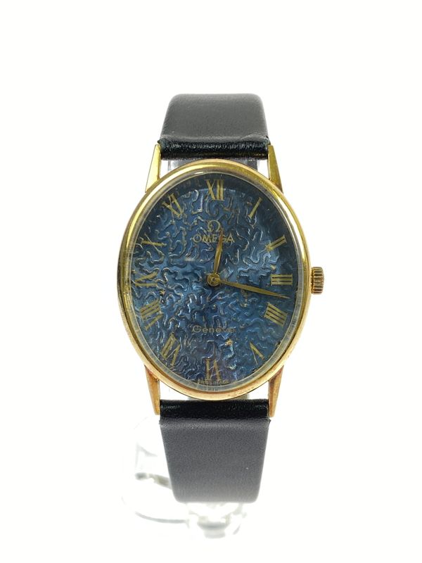 OMEGA GENEVE オメガジュネーブ 70's TEXTURED DIAL WATCH 70年代 テクスチャード ダイアル ウォッチ 腕時計 【197-260806-yn-22-min】