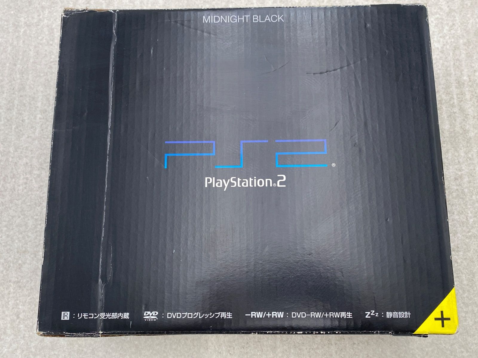 PlayStation 2 ミッドナイト・ブラック SCPH-50000NB　動作品