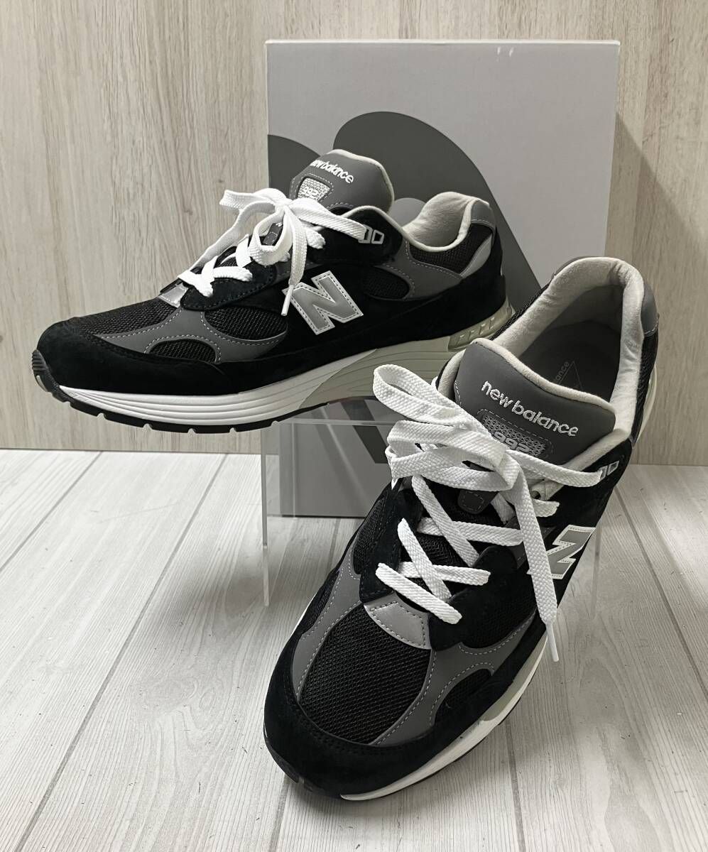 New Balance ニューバランス Made in USA 992 U992BK スニーカー 29.0cm ブラック × グレー 25,410円