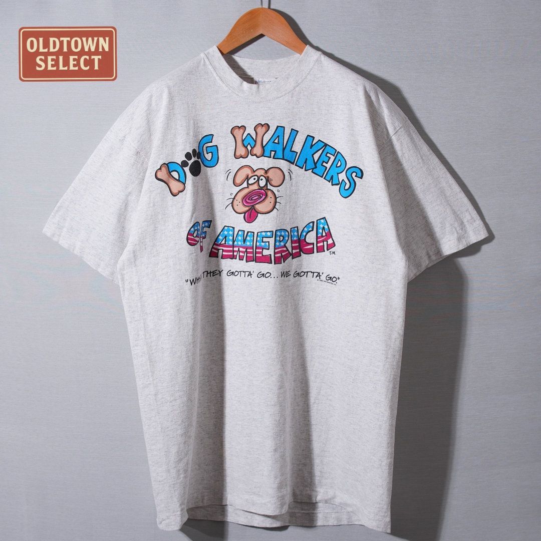 90s USA 企画 1995年製 アニマル Tシャツ XL グレー ヴィンテージ