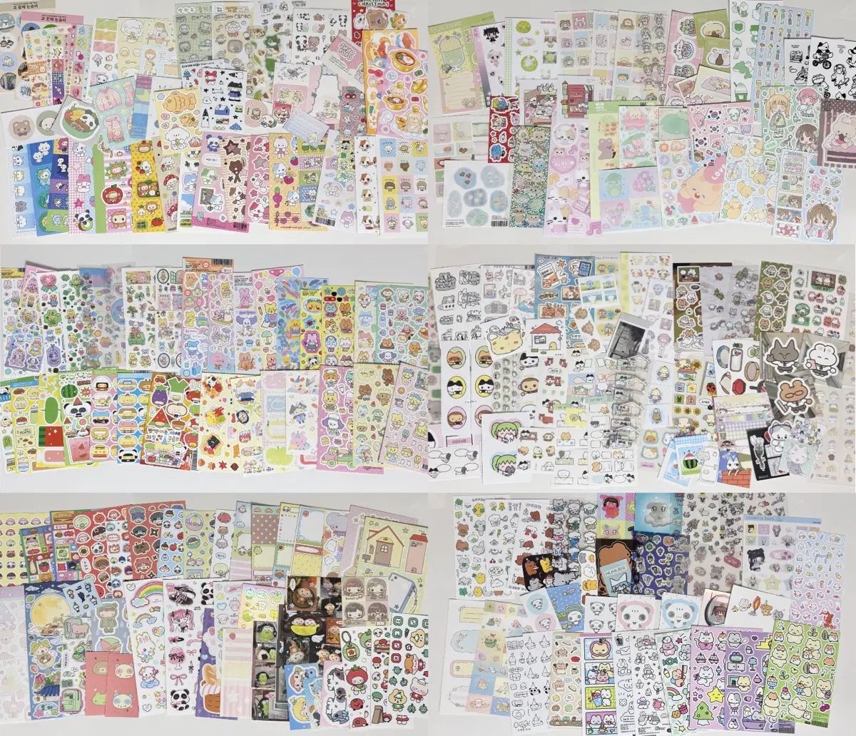 ダイアリーデコ キャラクター主とする ステッカー 154枚 おまけ付き まとめ