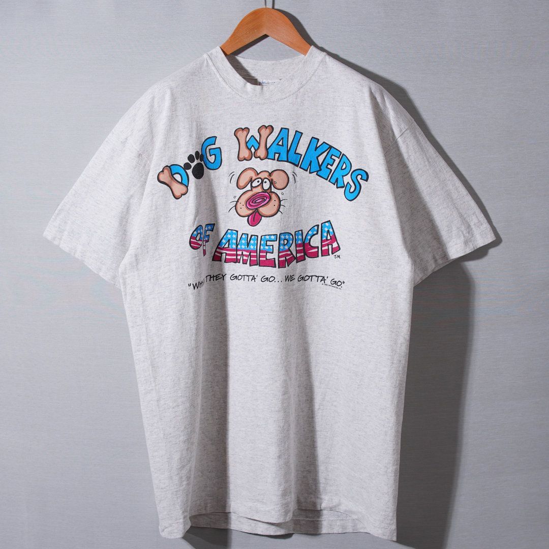 90s USA 企画 1995年製 アニマル Tシャツ XL グレー ヴィンテージ