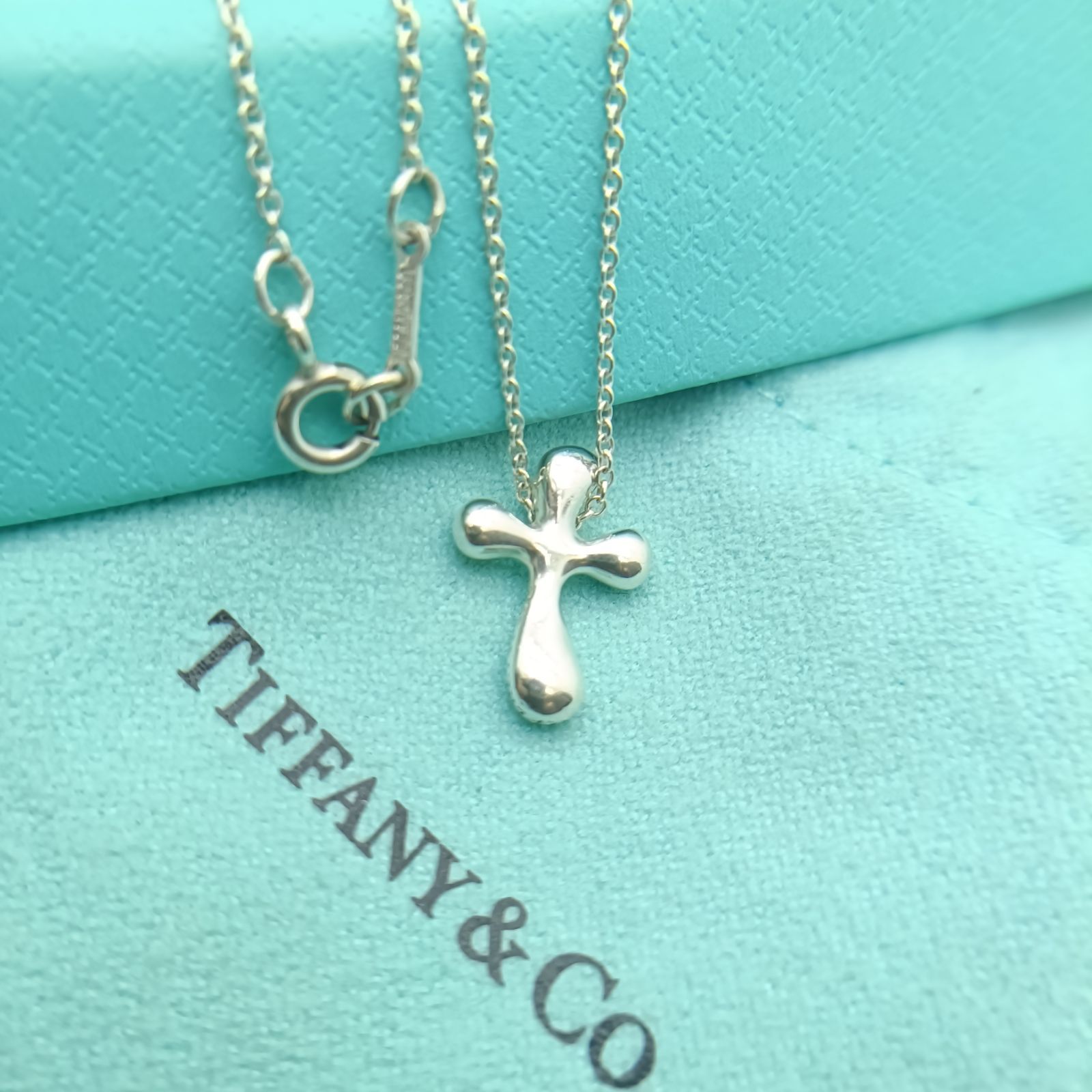 極美品✨️　ティファニー　ネックレス　クロス　925 スターリングシルバー 12,056円