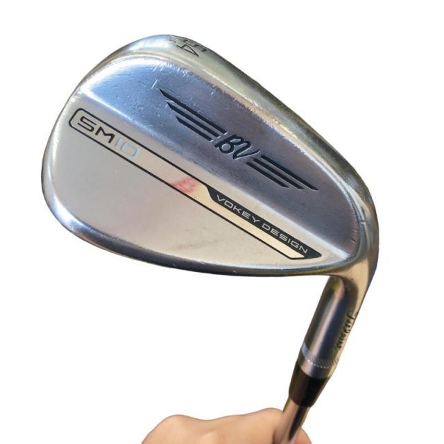 【中古】 タイトリスト VOKEY SPIN MILLED SM10 ツアークロム 54°/14°F ウェッジ WG Dynamic Gold (フレックスS) メンズ 男性用 右利き 右用 Cランク ゴルフクラブ