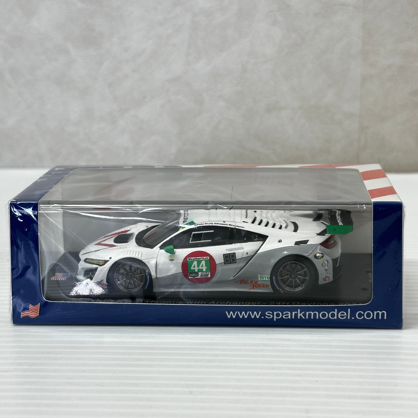 ★スパーク 1/43 Acura NSX GT3 #44 Magnus with Archangel 24H Daytona 2021 未開封品 smmini098554