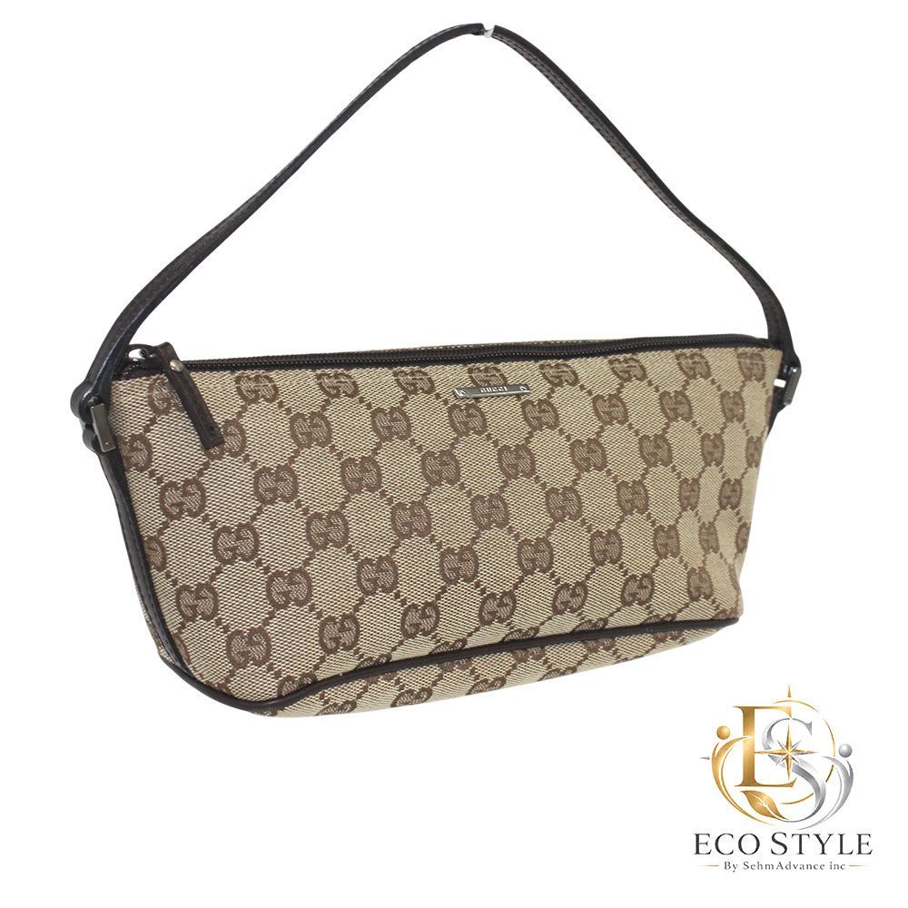 GUCCI(グッチ)GGキャンバス　アクセサリーポーチ　ハンドバッグ（中古品B 00008-GU009）