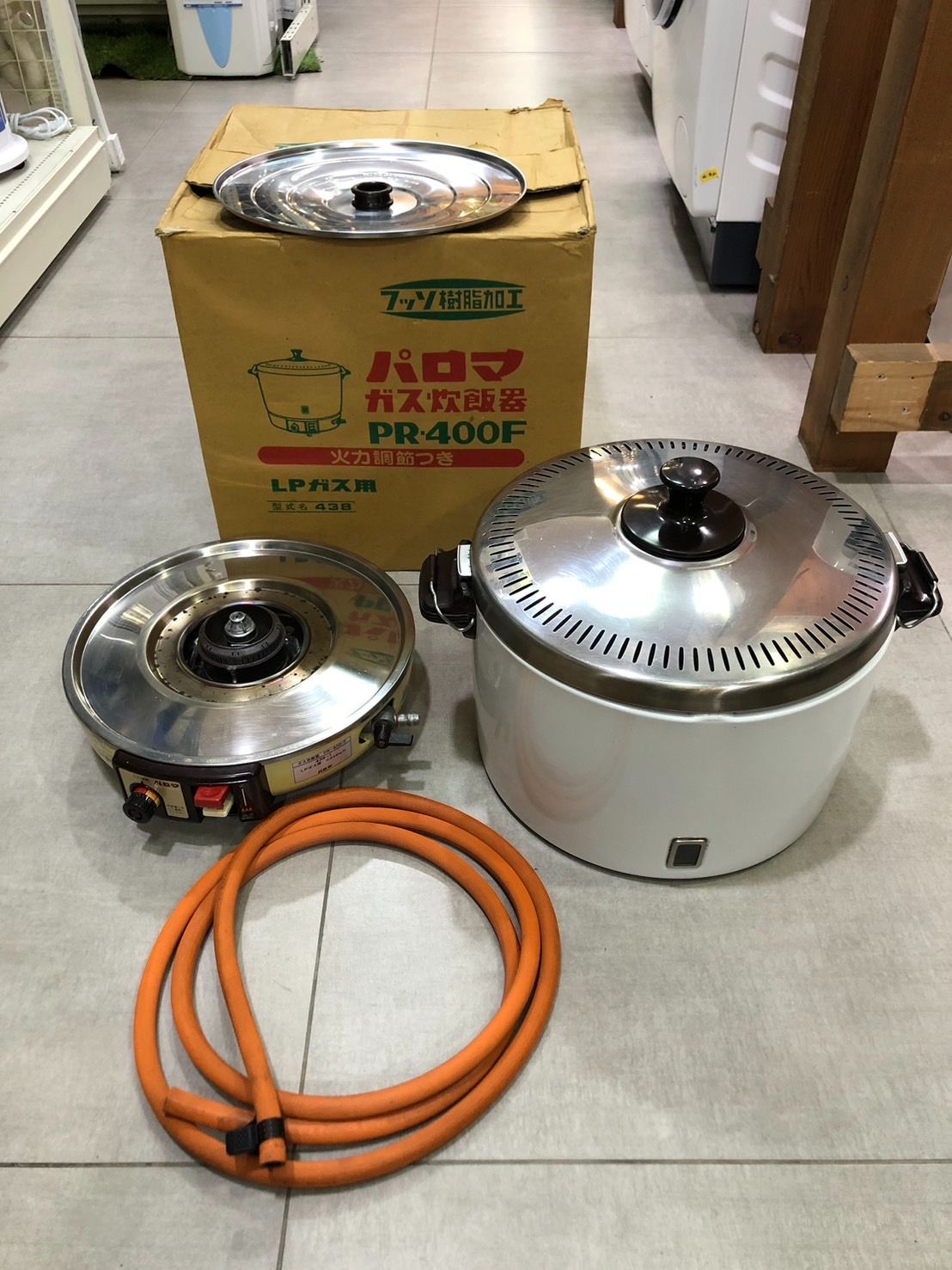 ◆パロマ ガス炊飯器 PR-400F 2升 2.2升 LPガス プロパンガス 動作未確認 現状 ジャンク◆22405★ 7,600円