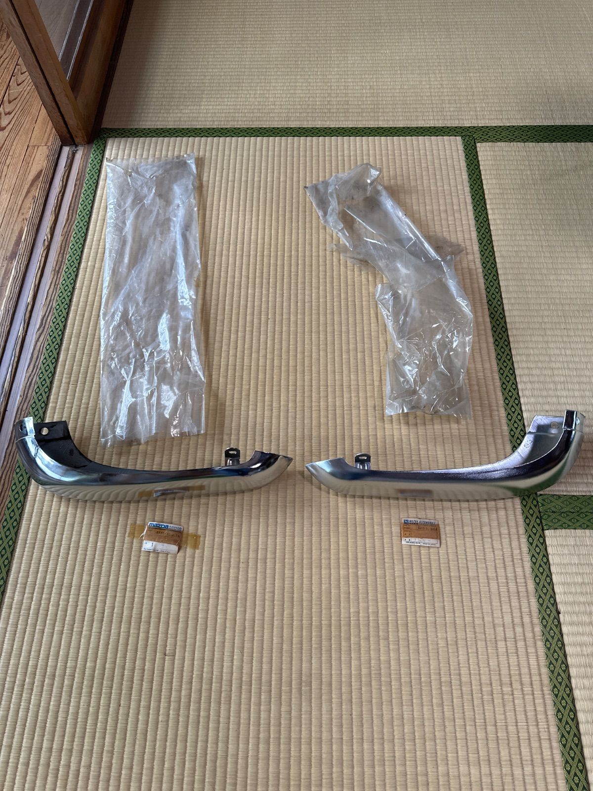 希少 60〜70年代 マツダ純正 旧車 コーナーバンパー 左右セット