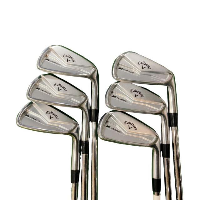 【中古】 キャロウェイ X FORGED(2024) 6S アイアンセット IR NS PRO MODUS3 TOUR105 (フレックスS) メンズ 男性用 右利き 右用 Cランク ゴルフクラブ