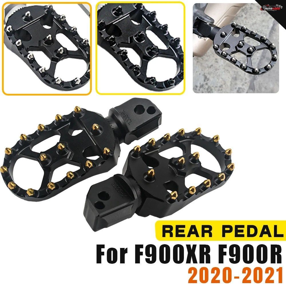 BMW F900XR F 900XR F900R 20-21 モーターサイクル用リアフットペグ、回転式パッセンジャーフットレスト、調整式フットペグ
