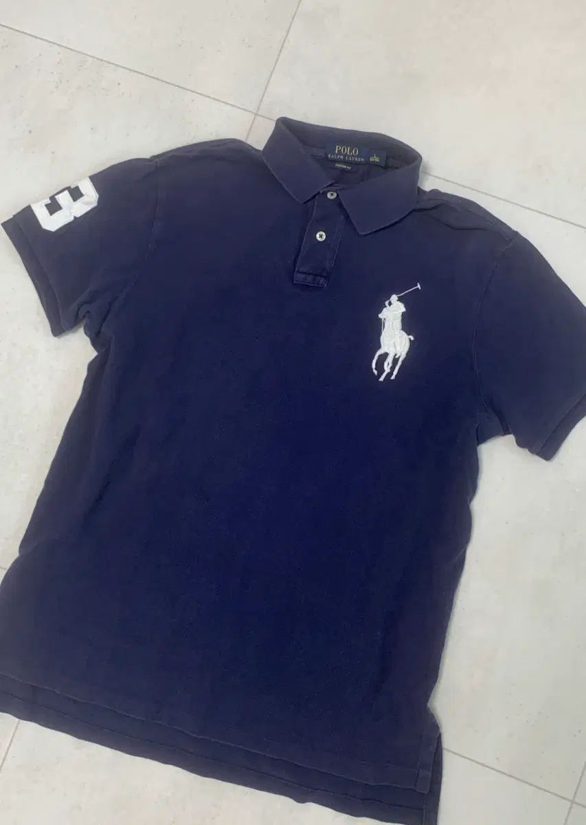 ポロ ラルフローレン ビックポニー ネイビー 半袖 カラーTシャツ 12,287円