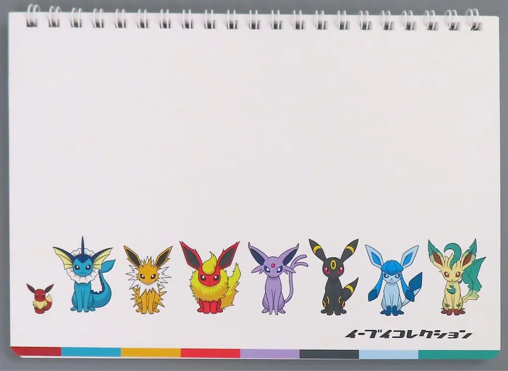 [Used] Notebook/ Memo Pad Eevee Collection A5 Ring Notebook “Pokemon” Pokemon Center Limited