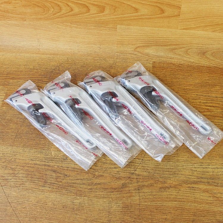 4本セット スーパーツール EW-300 アルミパイプレンチ パイレン 300mm
