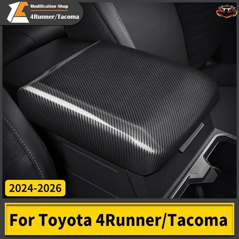 トヨタ タコマ 2024-2026 4ランナー センターコンソール アームレスト保護リッドオーバーレイステッカートリム 傷防止インテリア