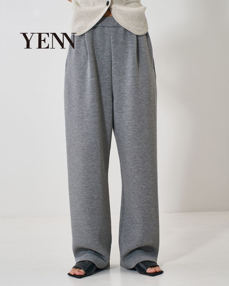 【高身長向け】【丈長め】【土日祝も発送あり】 YENN イエン SPONDISH TUCK PT スポンディッシュタックパンツ y261-31011-2