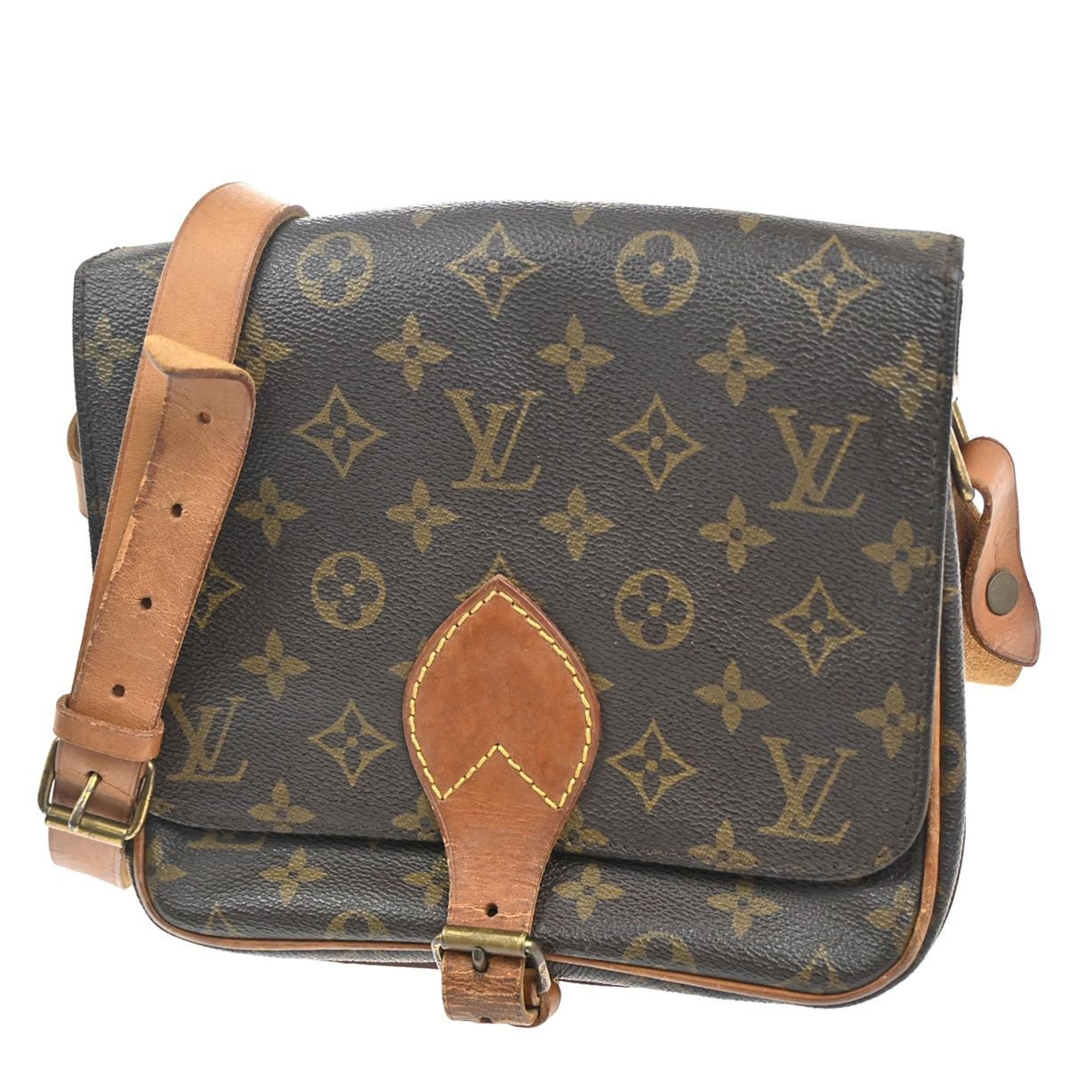 LOUIS VUITTON ルイヴィトン カルトシエール ショルダーバッグ モノグラム レザー M51253 62KC516