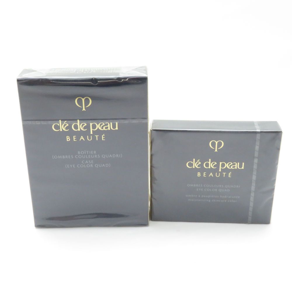 未使用 cledepeaubeaute クレドポーボーテ オンブルクルールクアドリ アイシャドウ ケース 2点 6g 12 セット BN6561Y2