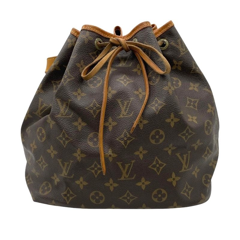 ルイ・ヴィトン LOUIS VUITTON プチノエ M42226 ブラウン モノグラムキャンバス レディース ショルダーバッグ 69,850円