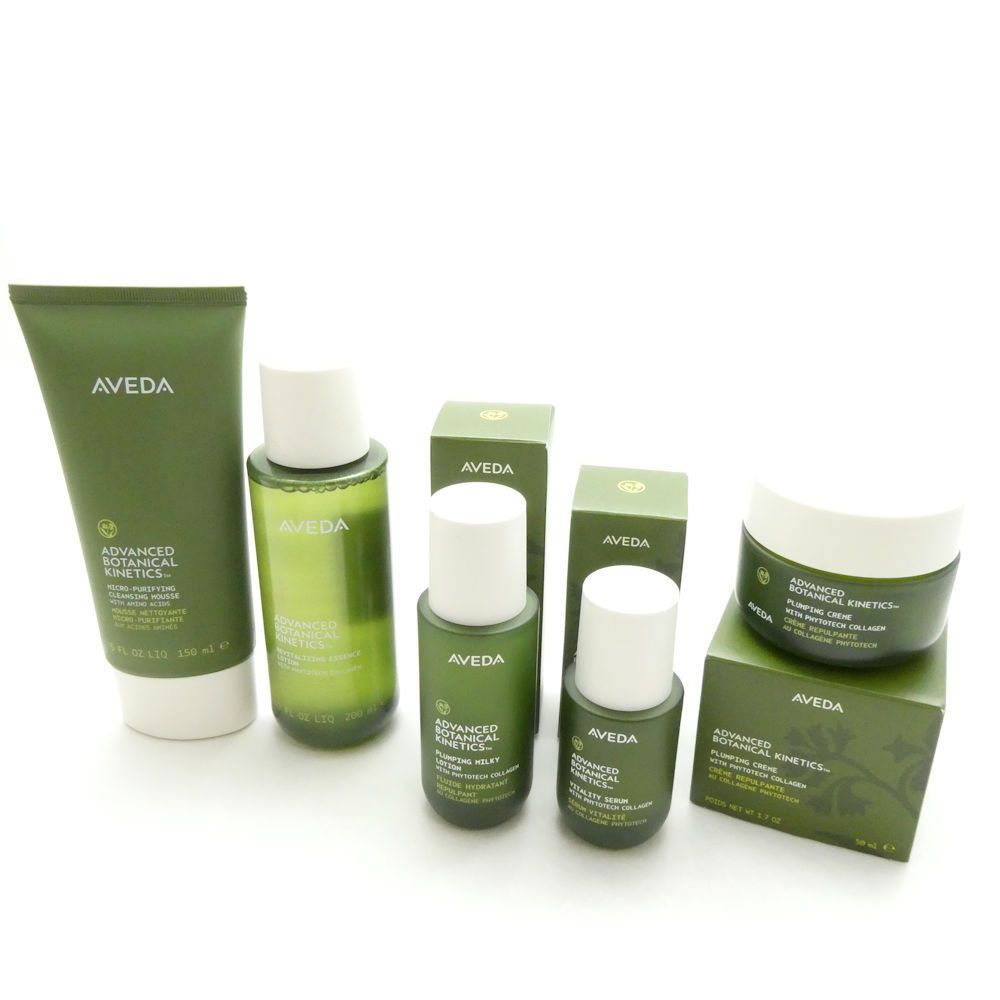 未使用 AVEDA アヴェダ アドバンスド ボタニカル キネティクス 化粧水 クリーム 美容液 乳液 クレンジング 5点 セット スキンケア BN6479N