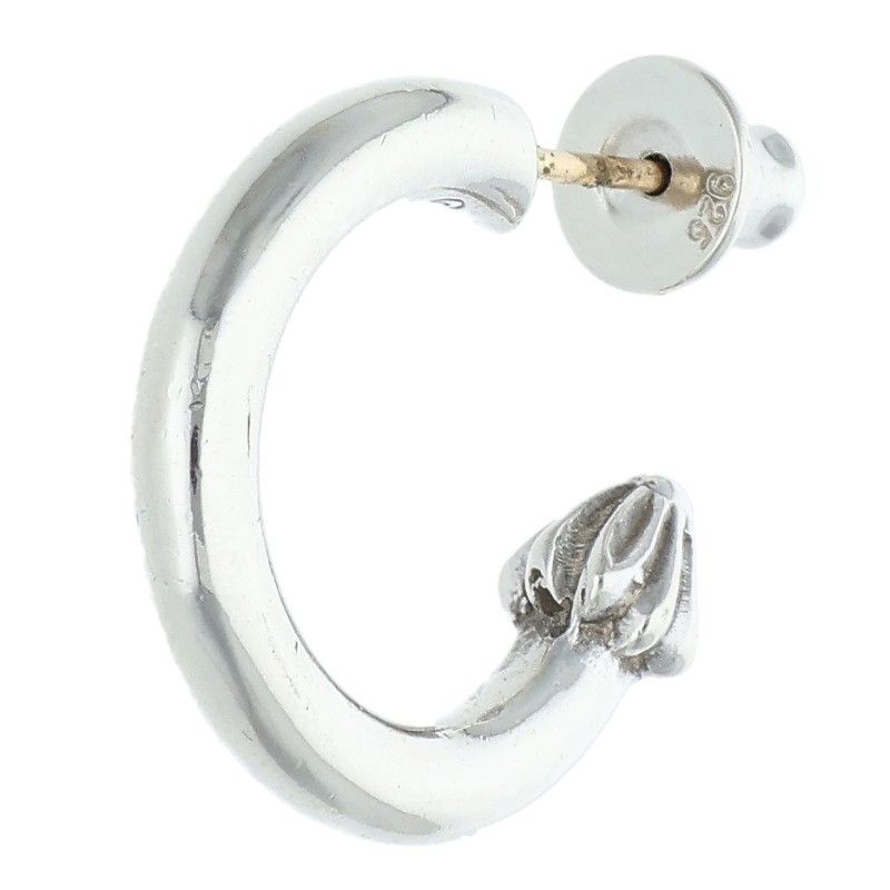 クロムハーツ HOOP PLAIN/プレーンフープ シルバーピアス メンズ 58,260円